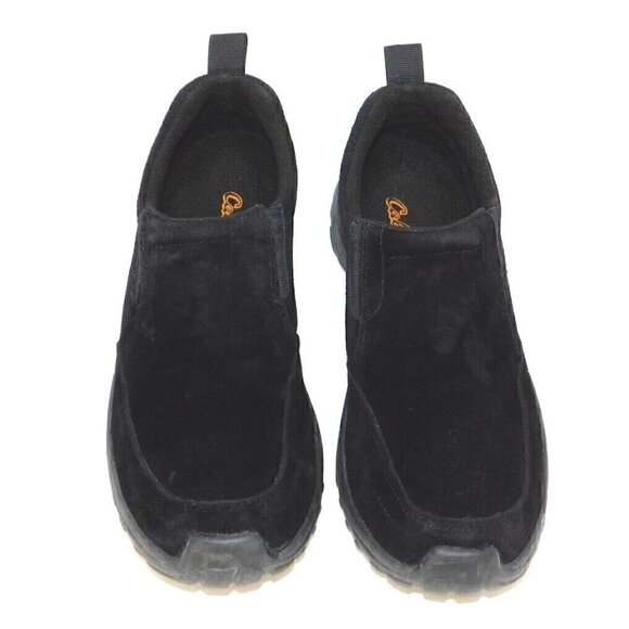CABELAS black textile loafers, shoes woman's size 9.5 M - Picture 2 of 8
